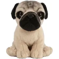Living Nature Gosedjur - 16x7 cm - Mopsvalp - Beige - - One Size - Gosedjur