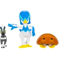 Pokémon Figurer - Battle Figure - 3-pack - Blitzle/Quaxwell/Kabu - - One Size - Leksaksfigur
