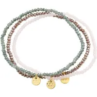 Pilgrim Armband ' Indigo ' guld