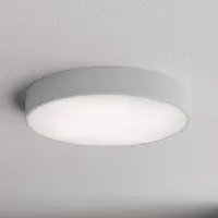 TEMAR LIGHTING Taklampa med rörelsesensor Cleo 500 , Aluminium / grå / zink, Hall, Metall, Modern, Taklampa med rörelsedetektor