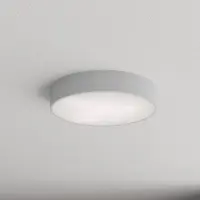 TEMAR LIGHTING Taklampa med rörelsesensor Cleo 400 , Aluminium / grå / zink, Hall, Metall, Modern, Taklampa med rörelsedetektor