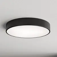 TEMAR LIGHTING Taklampa Cleo , dimbar, Svart, Vardagsrum / matsal, Modern, Taklampa