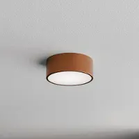 TEMAR LIGHTING Taklampa med rörelsesensor Cleo 200 , dimbar, Koppar, Vardagsrum / matsal, Metall, Modern, Taklampa med rörelsedetektor