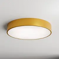 TEMAR LIGHTING Taklampa med rörelsesensor Cleo 500 , Mässing / guld, Hall, Metall, Modern, Taklampa med rörelsedetektor
