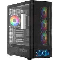 Modecom Volcano Aq500 Argb Midi Black Pc-tornfodral