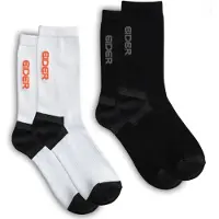 Eider - Trail running kläder - Active Run Socks Pack White/Black för Unisex - Storlek 39-41 - Vit