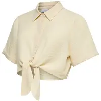 Mamalicious Blus 'MLFlow Lia' beige