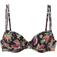 Buffalo Bikiniöverdel beige / mörkgrön / orange / svart