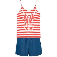 Gisela Lobster Print In&out Ärmlös Pyjamas