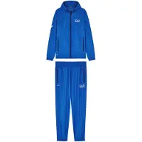 EA7 för män. 8NPV08_PN4HZ Träningsoverall Tennis Pro blå (L), Deportivo, Tennis/Padel, Multisport, Polyester, Lång ärm