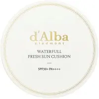 D'alba Vegan Waterfull Fresh Cool Sunscreen Cushion 25g (SPF50+PA++++) - Skin cooling, Whitening&Wrinkle improvement (2 Options) 1PCS