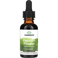 Swanson Health Passionsblomma flytande extrakt, utan alkohol och socker, 29,6 ml (1 fl oz) (1 000 mg per portion)