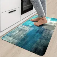 Jacket-pa Inomhusdörrmatta Teal Köksmattor Matta Entrédörrmattor Grå Flanell Tunn Dörrmatta Inomhus Entrématta Profil Dörrmatta för Insidan 50X80CM
