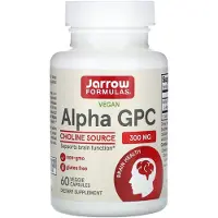 Jarrow Formulas Alpha GPC, , 300 mg, 60 Veggie kapslar