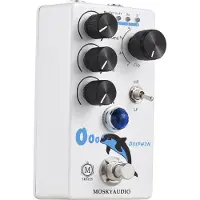 TOMTOP JMS MOSKYAudio Distortion/Overdrive Gitarr Effektpedal 4-lägesbrytare Volym/Ton/Drive-kontroller