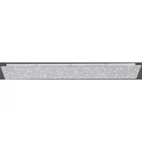 JUST LIGHT LED taklampa Sparkle, dimbar, Aluminium / grå / zink, Sovrum, Metall, Modern, LED-taklampa