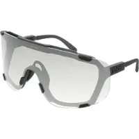 POC Devour Photochromic Bike Sunglasses Translucent Black/Clarity Photochromic/Changeable Grey