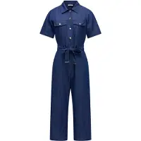 Salsa Jeans 21011488 Kortärmad Jumpsuit