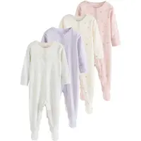 Next Pyjamas ljusbeige / ljusblå / lavendel / gammalrosa