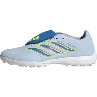 Adidas Predator League Fold-over Tongue Tf Ice Cold Precision - Crystal Sky/ray Blue/gul - Turf (Tf), storlek 44