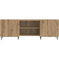 vidaXL TV-skåp Artisan-ek 150 x 31 x 52 cm Konstruerat trä