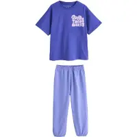 Next Pyjamas gentiana / blå denim / syrén