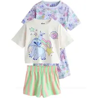 Next Pyjamas 'Disney Lilo Und Stitch' kräm / lila / syrén / aprikos