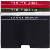 Tommy Hilfiger 3 Pack Essential Logo Waistband Trunks