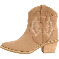 Lipsy Cowboystövel sand