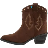 Lipsy Cowboystövel azur / choklad / ljusbrun / guld