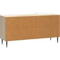 vidaXL TV-skåp Sonoma-ek 102 x 34,5 x 52 cm Konstruerat trä