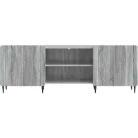 vidaXL TV-skåp Grå sonoma-ek 150 x 31 x 52 cm Konstruerat trä