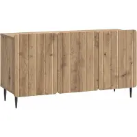 vidaXL TV-skåp Artisan-ek 99 x 34,5 x 52 cm Konstruerat trä