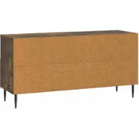 vidaXL TV-skåp med låda Rökt ek 102 x 34,5 x 50 cm Konstruerat trä