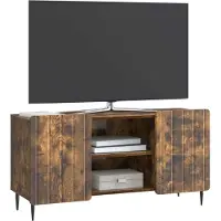 vidaXL TV-skåp Rökt ek 102 x 34,5 x 52 cm Konstruerat trä