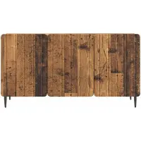 vidaXL TV-skåp Gammalt trä 99 x 34,5 x 52 cm Konstruerat trä