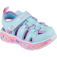 SKECHERS Sandaler - Play Scen Splash Söt - Turkos/Lavender - - 25 - Sandal