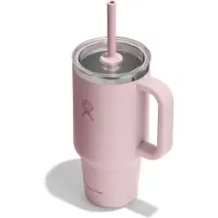 Hydroflask 32oz Travel Tumbler Clear Lid