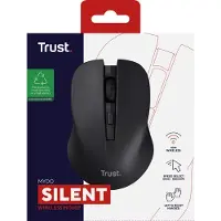 Trust MYDO SILENT WiFi mus Trådlös Optisk Svart 4 Knappar 1800 dpi