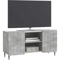 vidaXL TV-skåp Betonggrå 102 x 34,5 x 52 cm Konstruerat trä