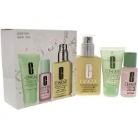 Clinique rengöringsset Great Skin (W) 30 ml + rengörande mjölk 30 ml + irriterande återfuktande kräm 125 ml