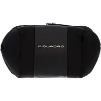 Piquadro Bum axelremsväska crossbody, svart, CA5479BR2, 28 x 16 x 6 cm
