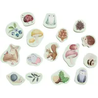 Little Dutch badskumfigurer 'Forest Friends & Fairy Garden'