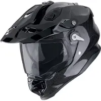 Scorpion ADF-9000 Kolfiber Integral- och crosshjälm Svart L Unisex sort