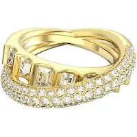 Swarovski Mode Trendig Personlighet Blandad Slipning Ring Damringar Guld 5661057 52 beige