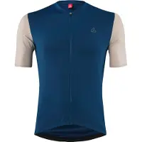 Loeffler Skys Clear Mid Full Zip Korta ärmar Cykeltröja