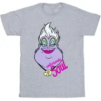 Disney Mens Villains Ursula olycklig själ T-shirt (Sport Grå)