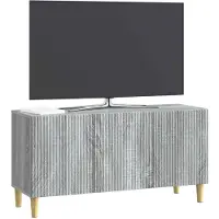 vidaXL TV-skåp Grå sonoma-ek 99 x 34,5 x 50 cm Konstruerat trä