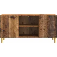 vidaXL TV-skåp Gammalt trä 102 x 34,5 x 50 cm Konstruerat trä