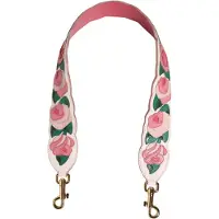 Dolce&Gabbana Vit Blommig Kalvskinns Axelhänget Bag Accessory